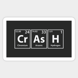 Crash (Cr-As-H) Periodic Elements Spelling Sticker